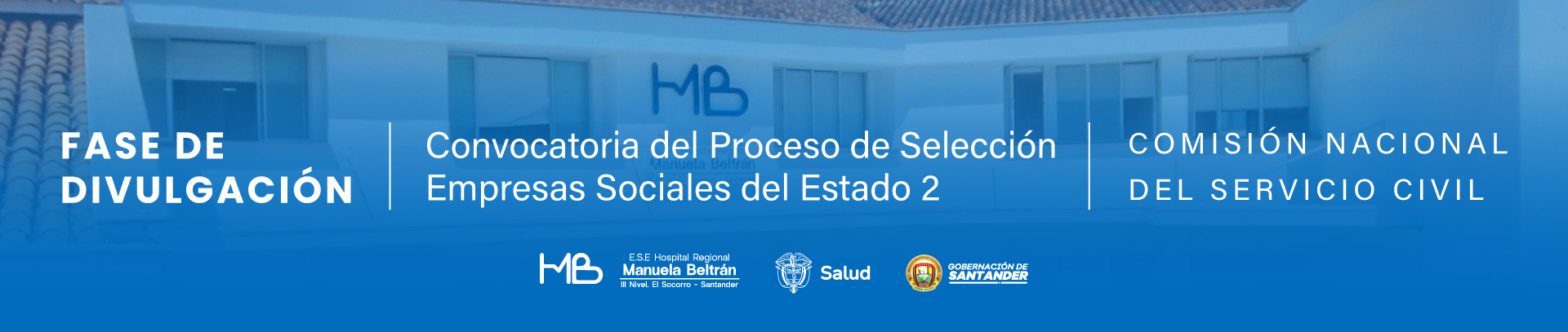 Convocatoria para el proceso de selección de Empresas Sociales del Estado